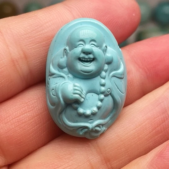 绿松石未镶嵌吊坠(不含链)