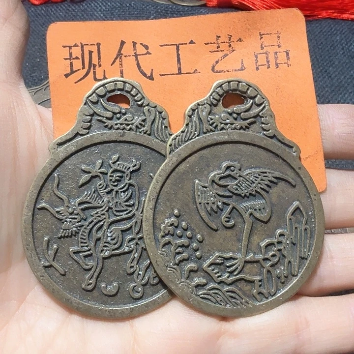 铜古***童花钱现代工艺品