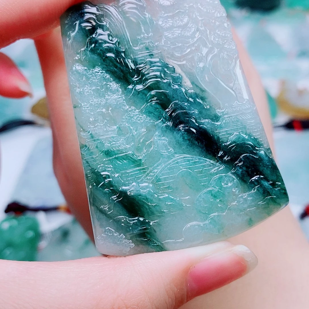 多***多翡翠未镶嵌颈饰翡翠