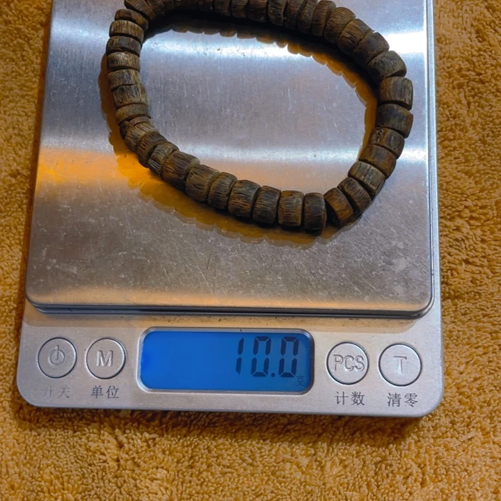 手串沉香海南莺歌岭绿棋楠10