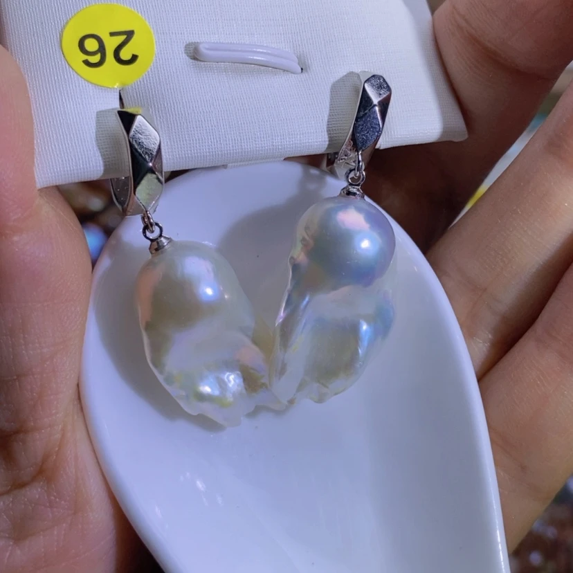 【闪购商品】淡水珍珠天然珍珠（微瑕）合金