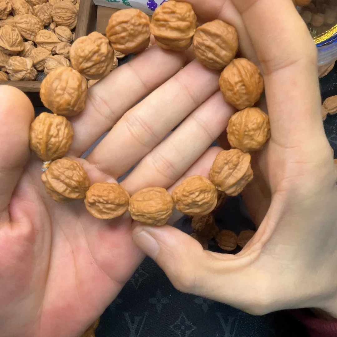 胤***下手串桃核蛤蟆头无消尖无泡药