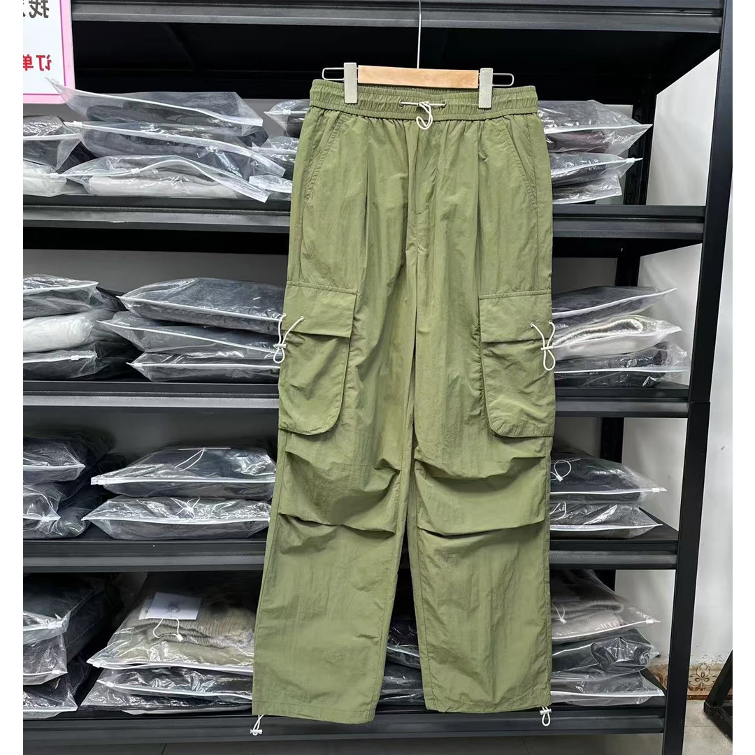 25-363#【春夏款工装裤】青少年春夏季潮流时尚百搭宽松直筒工装裤