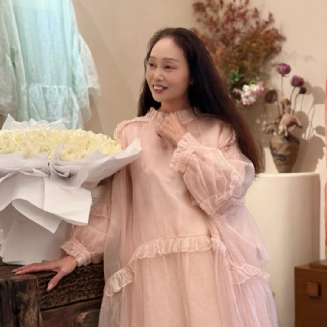 乌兰吉雅 原创设计 雀妃裙