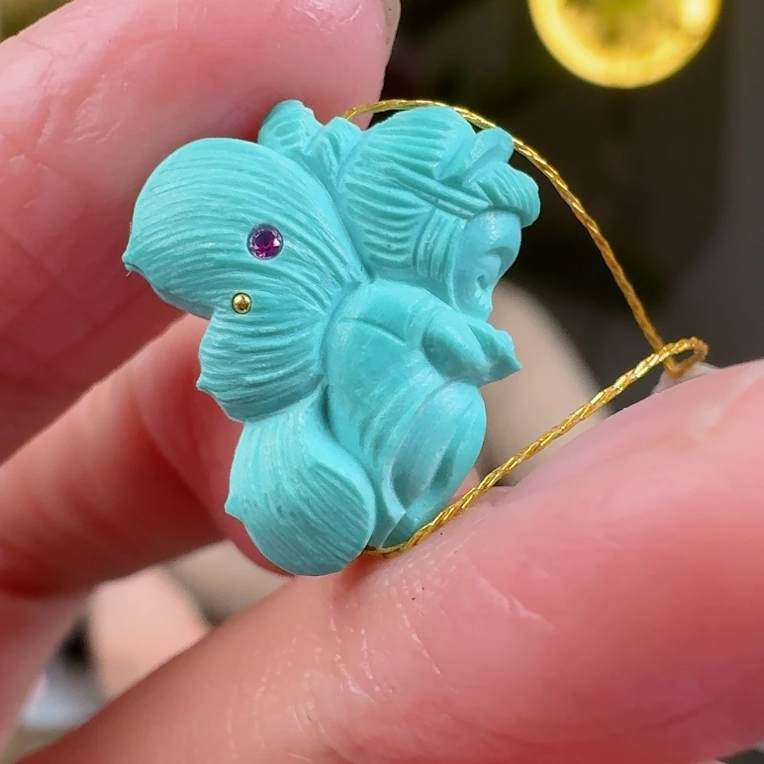 绿松石珠宝奇石未镶嵌