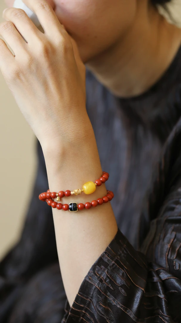 蜜蜡[秋韵] | *南红*18K金 手链 *蜜蜡 多样性发货（ 发其一） THH