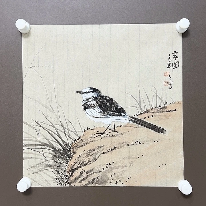 国画刘元乙---手绘原创