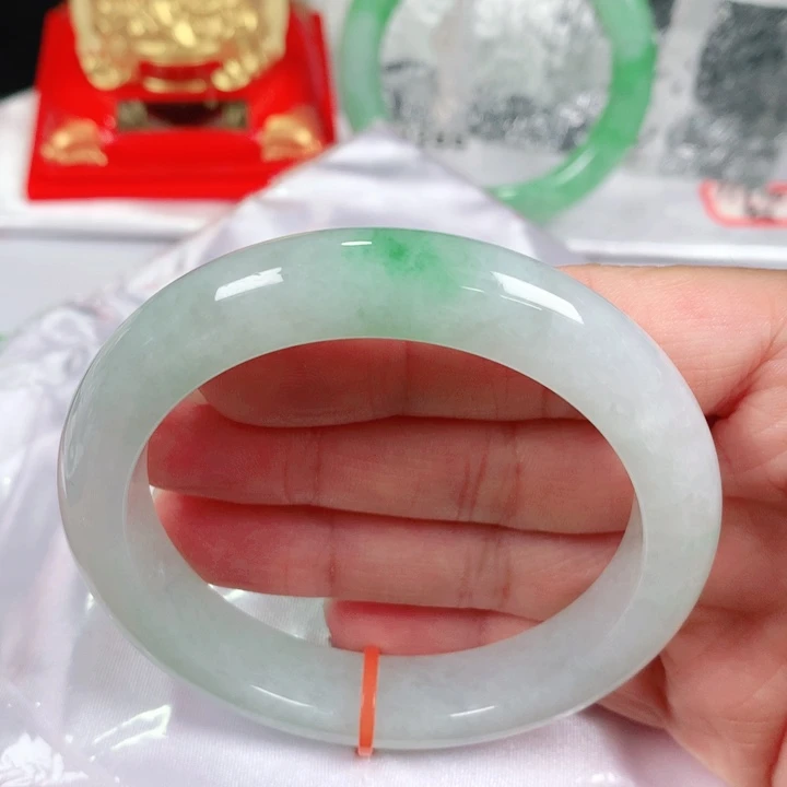 未镶嵌手镯翡翠   编号ZD1251 正圈57