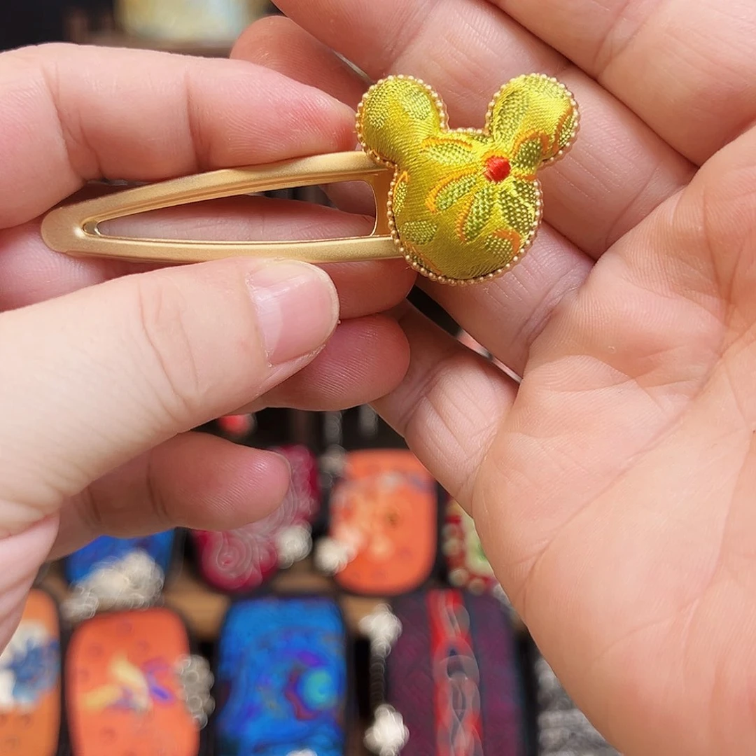 黄铜925银布艺墨**合手工刺绣