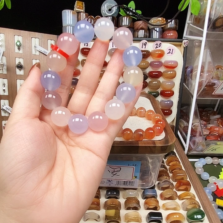 A****玛瑙/玉髓未镶嵌戒指