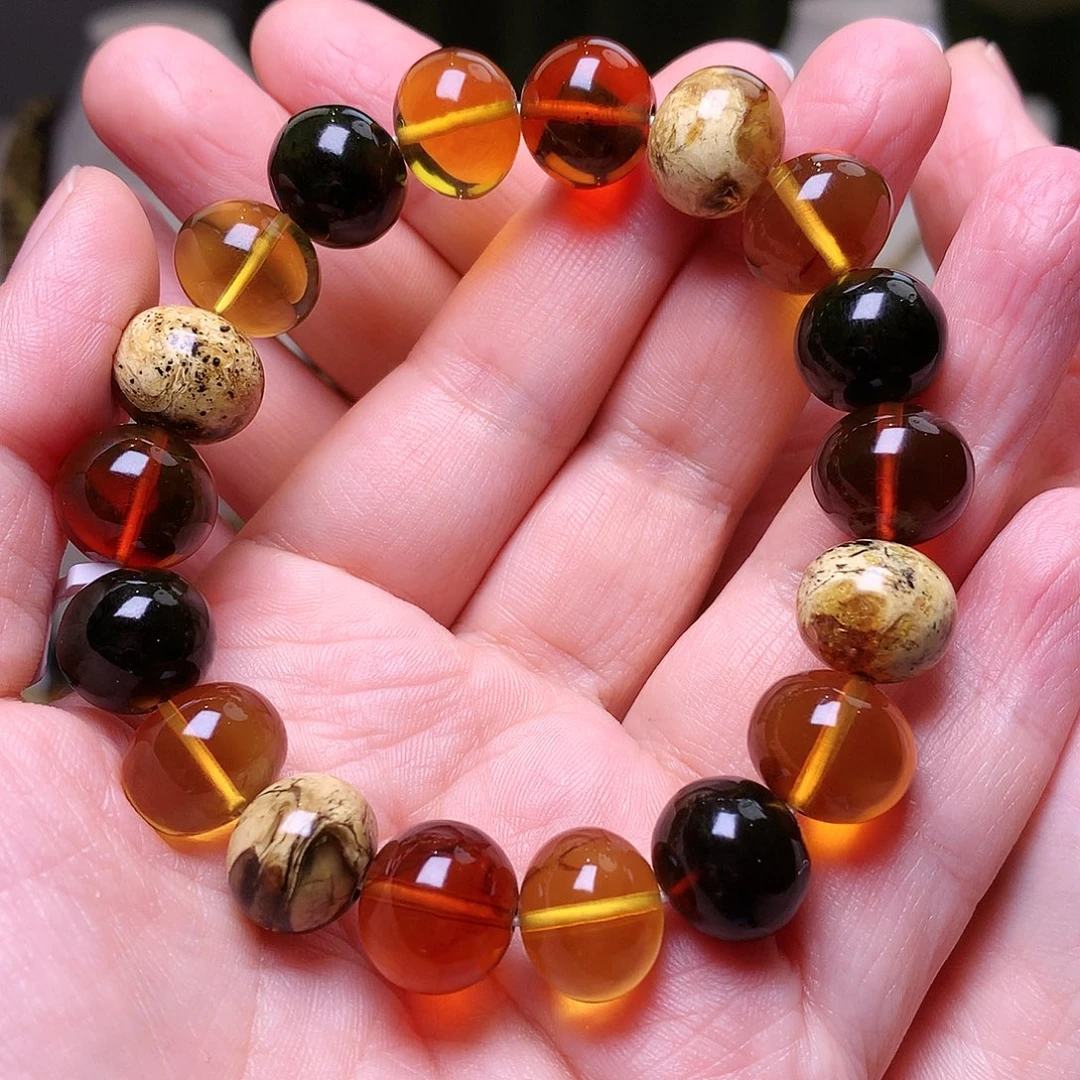 琥珀未镶嵌裸石抚顺琥珀13-952