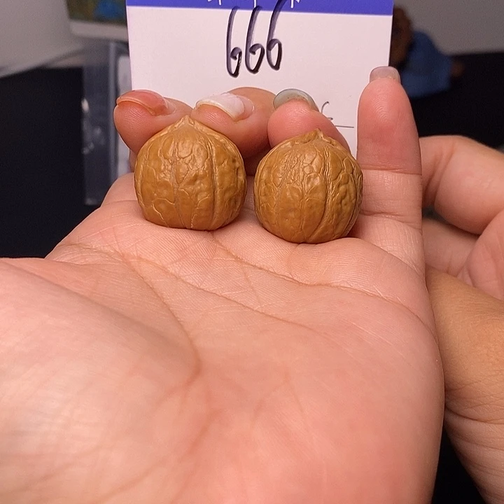 铜***臂桃核吊坠光头强24无刀痕s