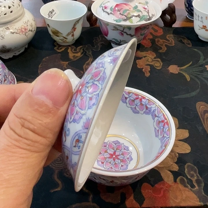 今**夕斗彩盖碗宝贝贝贝