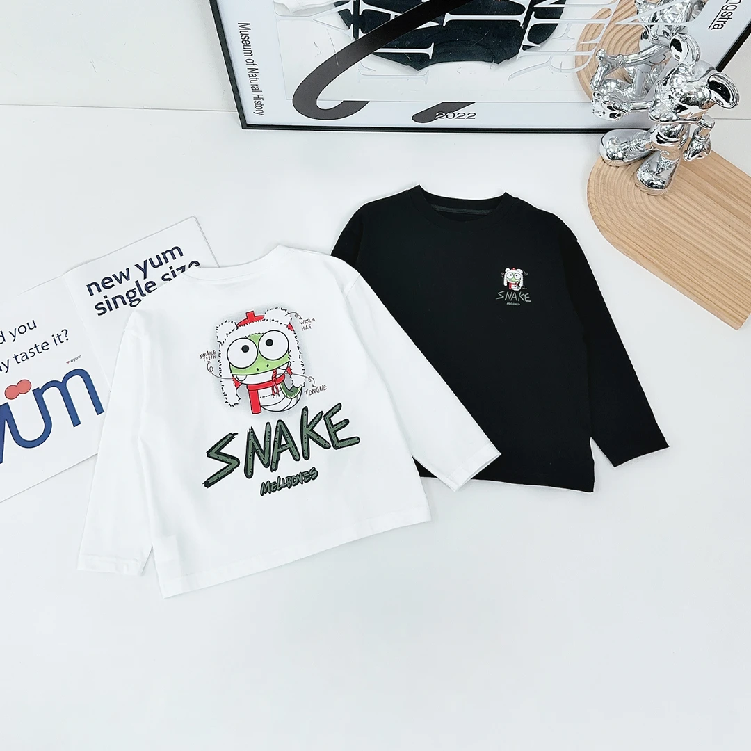 儿童长袖T恤2025新款春装男童春秋款上衣潮 FB25016 悠悠童话童装