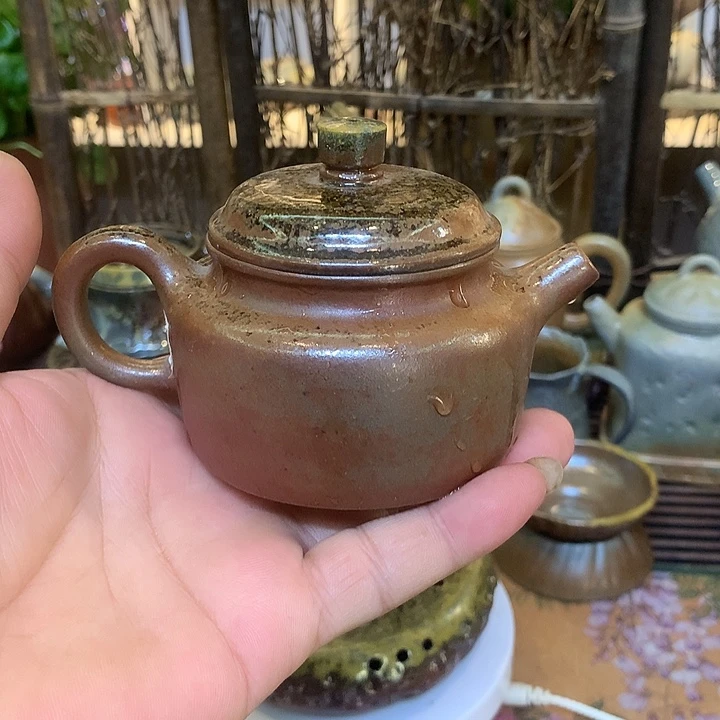 茶壶紫砂纯自然高温裸柴烧