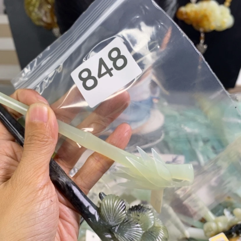 【闪购商品】岫玉发饰合金丿***丶