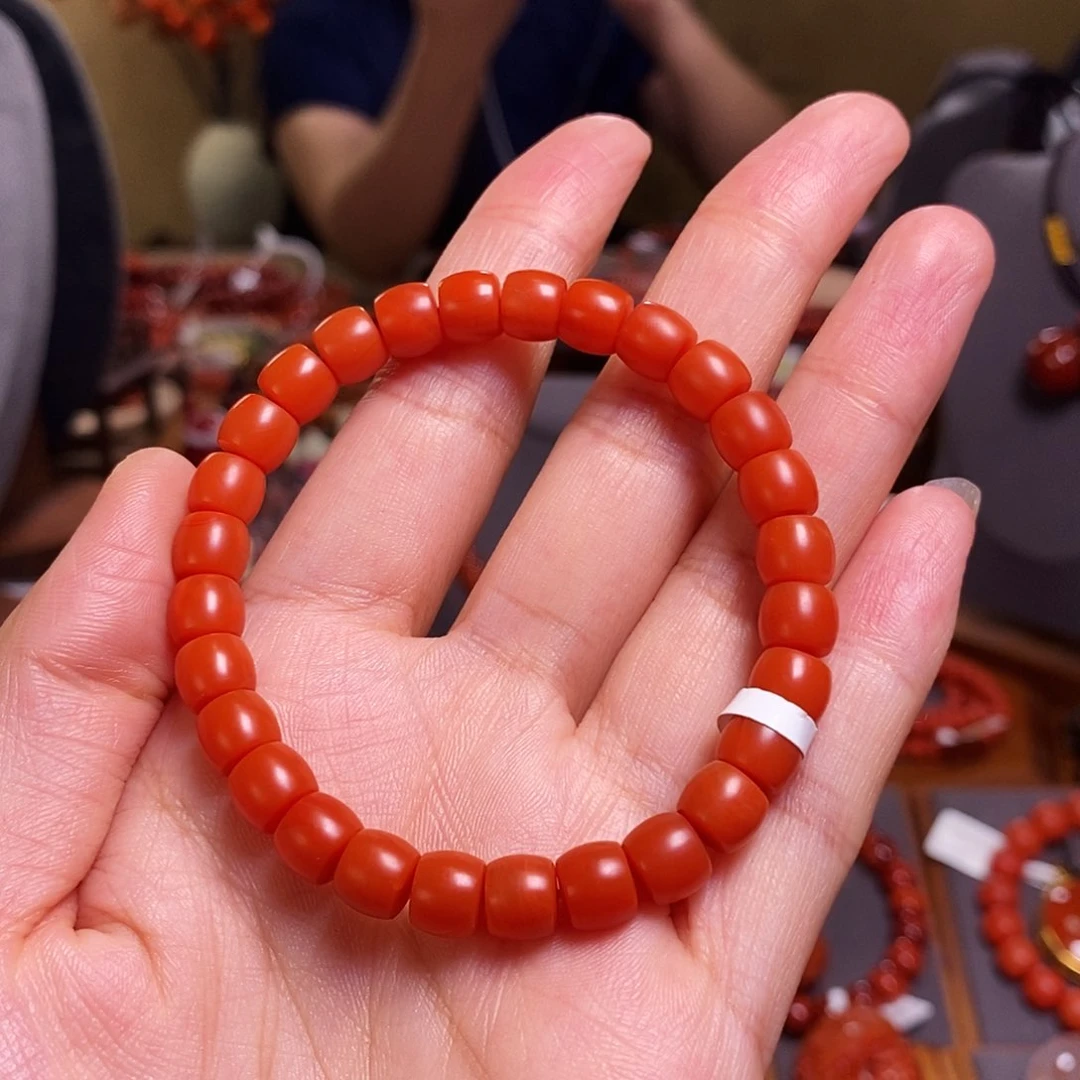 南红玛瑙单圈7m m未镶嵌