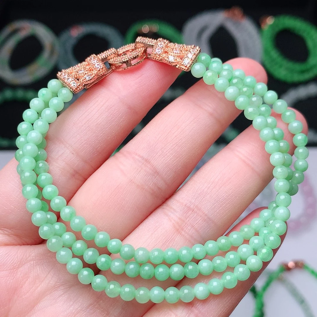 翡翠手链未镶嵌翡翠