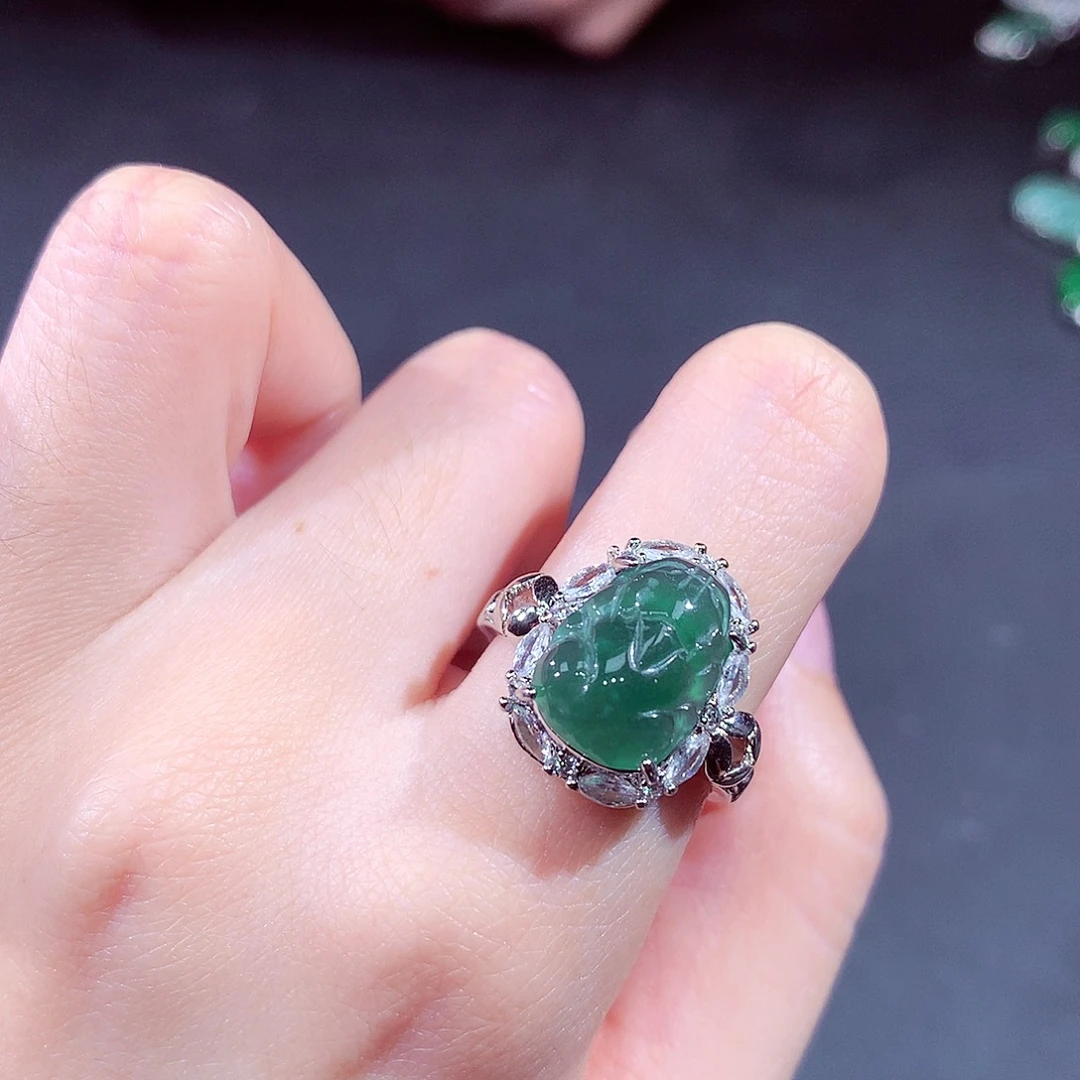 未镶嵌戒指翡翠翡翠