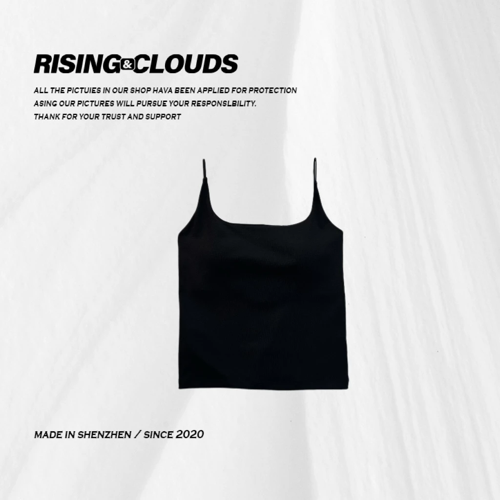 RISING&CLOUDS【莎莎】简约显瘦百搭舒适时尚吊带美背050671