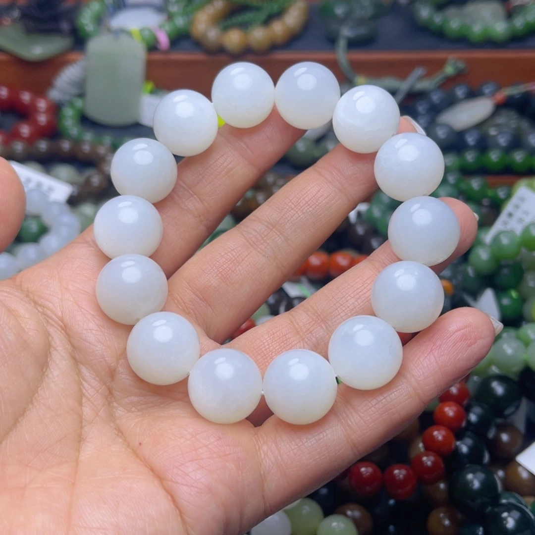 和田玉未镶嵌手链