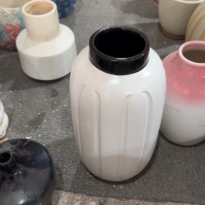 陶瓷花瓶摆件外贸出口微瑕捡漏