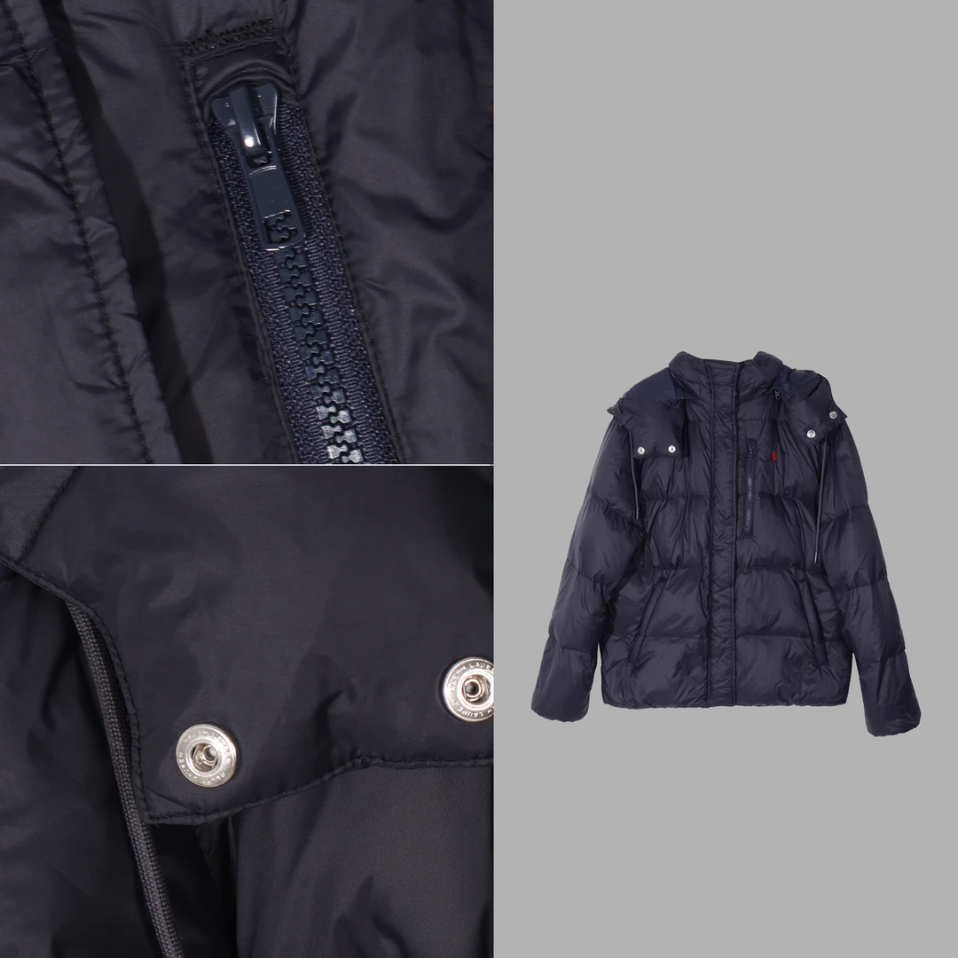 凯特丝蓓3419#【玛丽】经典小马刺绣防寒保暖羽绒服外套