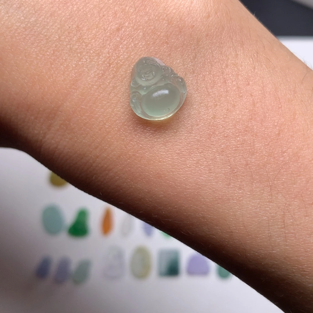 定制翡翠未镶嵌缅甸翡翠A货佛