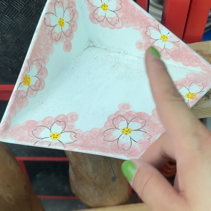 外贸尾单高温陶瓷微瑕日式寿司盘