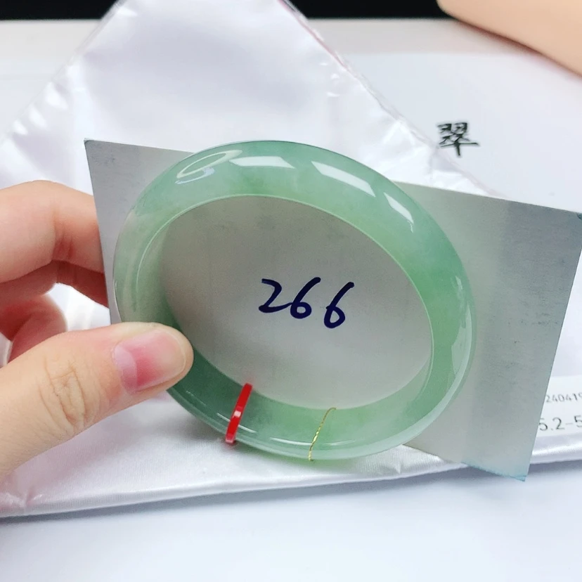 【闪购商品】翡翠手镯未镶嵌缅甸天然a货手镯55+