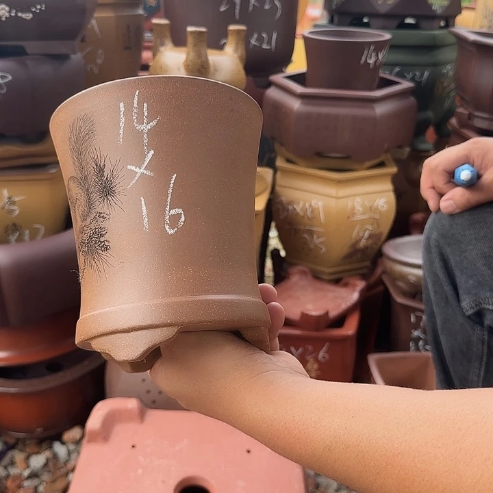 紫砂花盆紫砂花盆