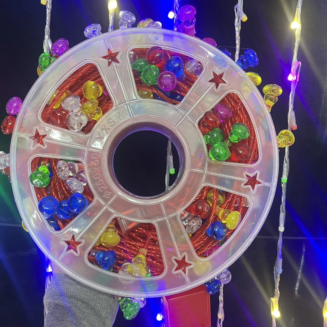 七彩变色葫芦灯串氛围灯新年防水旋转手工节日装饰灯家用婚庆彩灯