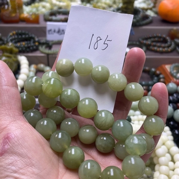 未镶嵌透闪石-蛇纹石玉手链