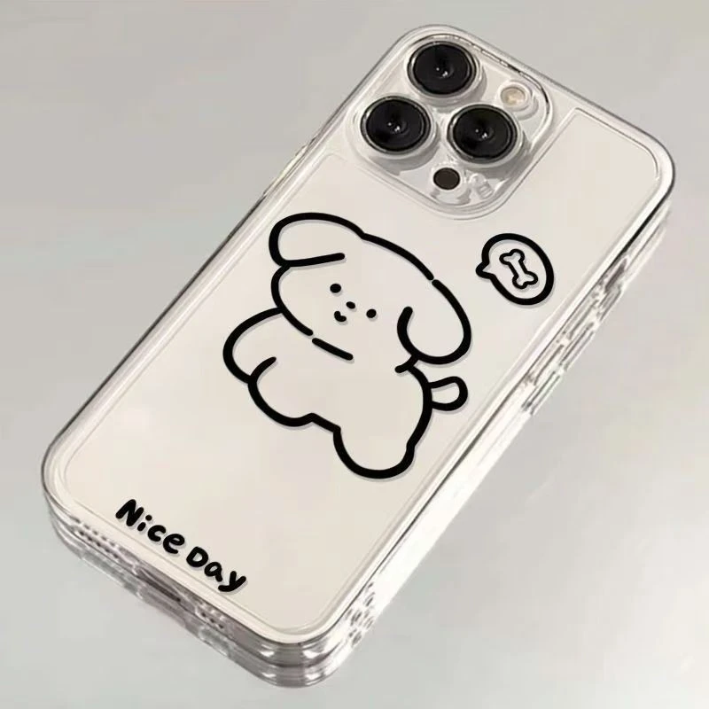 想骨头小狗适用iPhone15/14/13手机壳12promax软78女xs苹果11