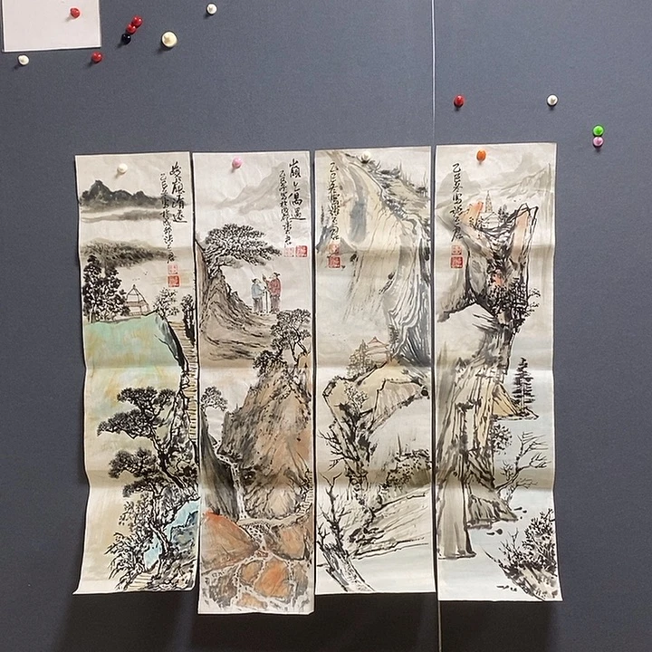 杨***福国画25/100张丕君手绘画芯