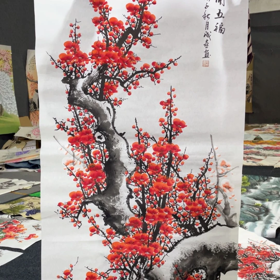 国画国画画画画心作品画心一张