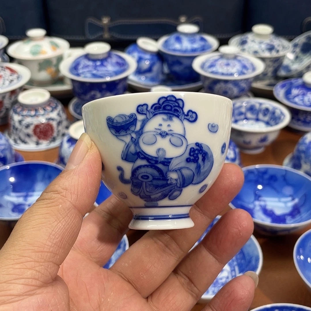 陶月楼 柴窑  迎财神