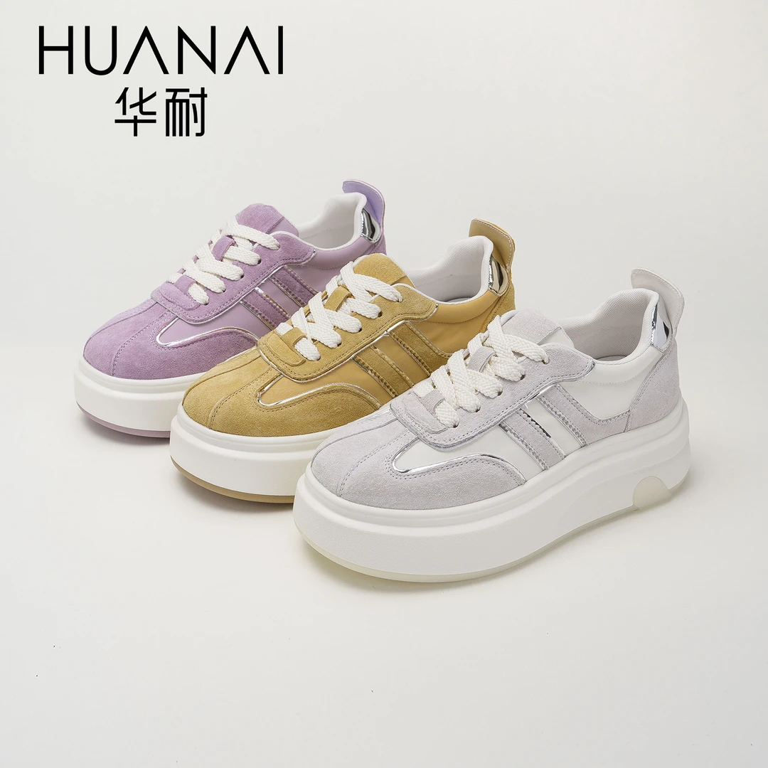 HUANAI/华耐【隐形增高6公分】时尚休闲百搭2025轻便不累脚