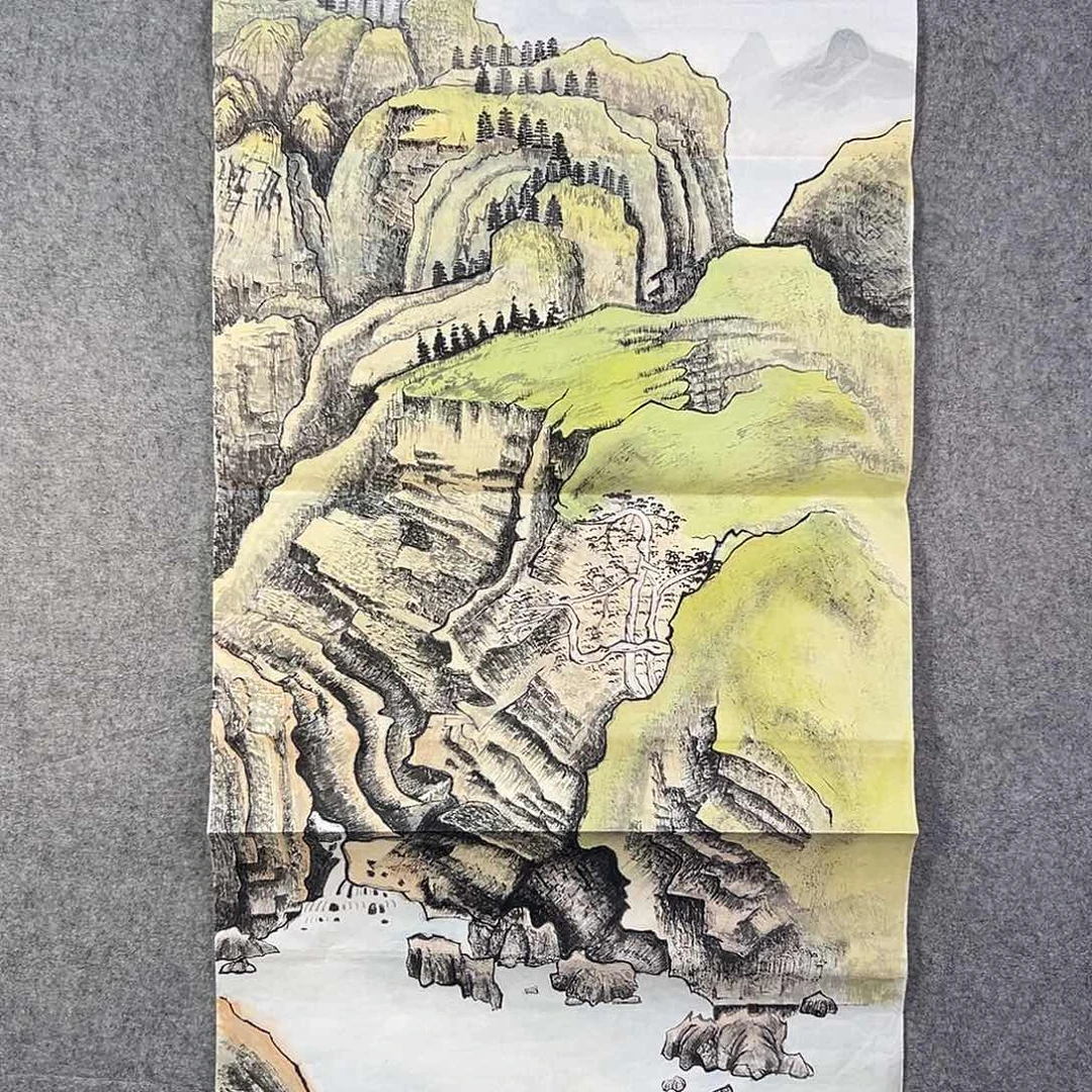 国画471 牡丹等植物生长于这里