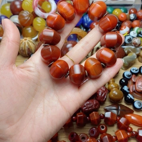 有***玉玛瑙/玉髓合金珠宝半成品