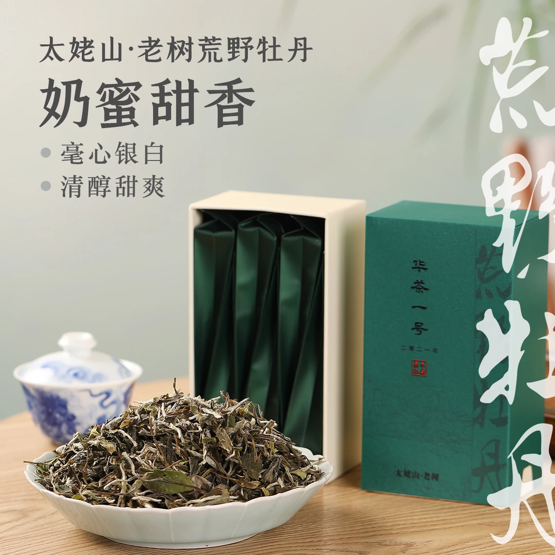 【2021荒野白牡丹】福鼎高山太姥山华茶一号 野韵花蜜香 奶蜜香甜