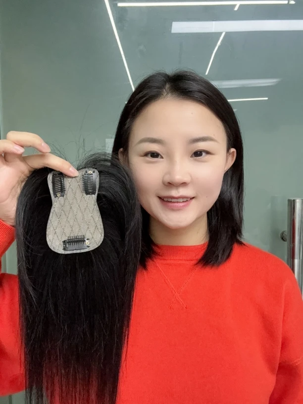 【霞】2025新款金丝，7×11网底，27厘米全手工一比一还原头皮补发片