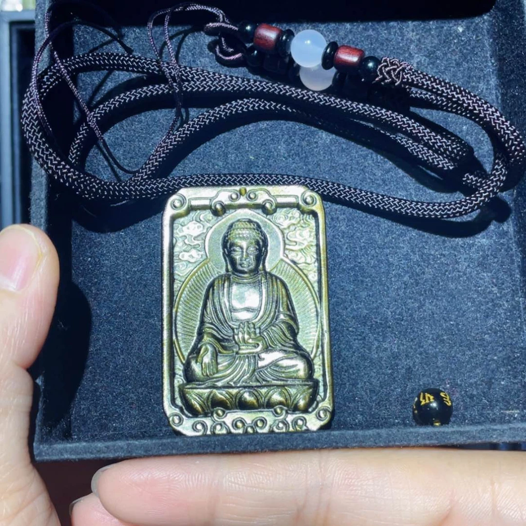 【闪购商品】黑曜岩未镶嵌吊坠(不含链)用****2