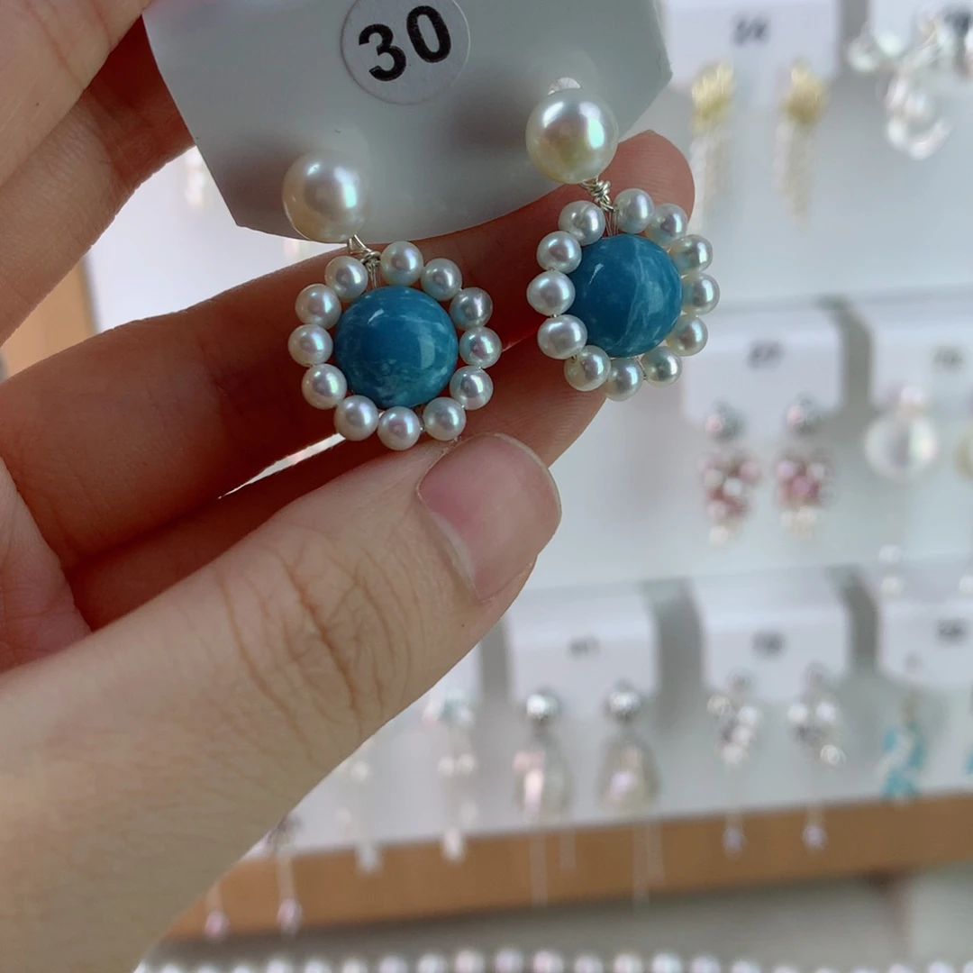 未镶嵌耳饰淡水珍珠