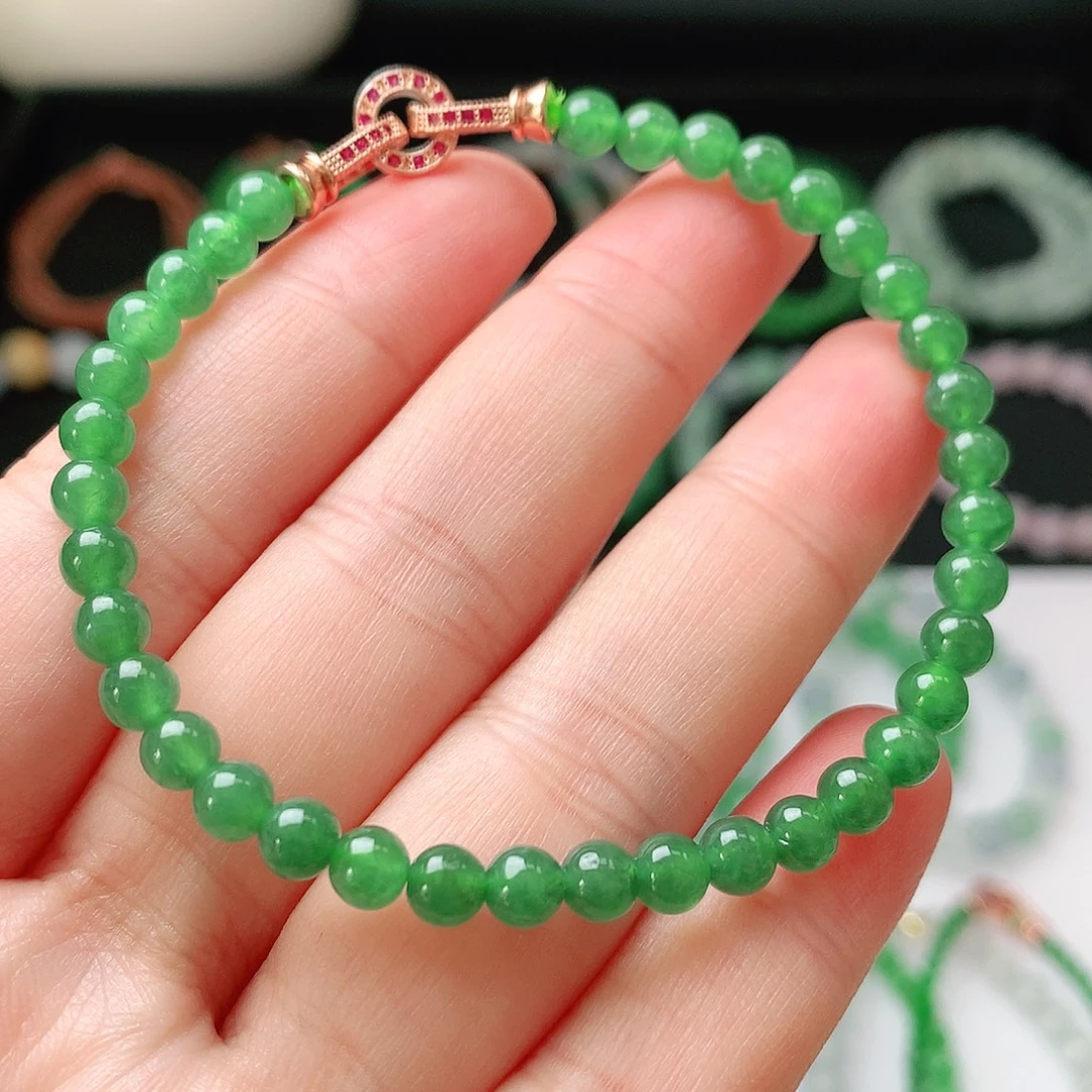 翡翠未镶嵌手链翡翠