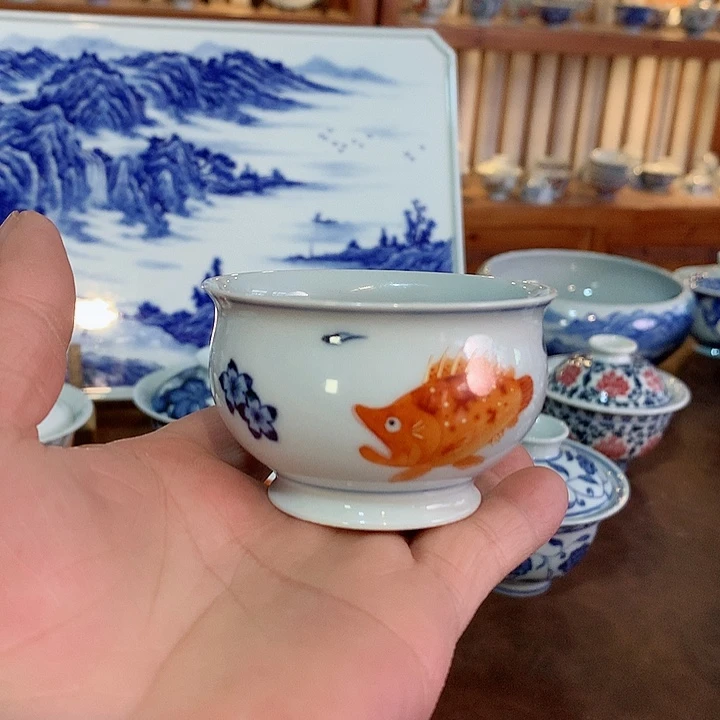 錡镇堂手工手绘杯