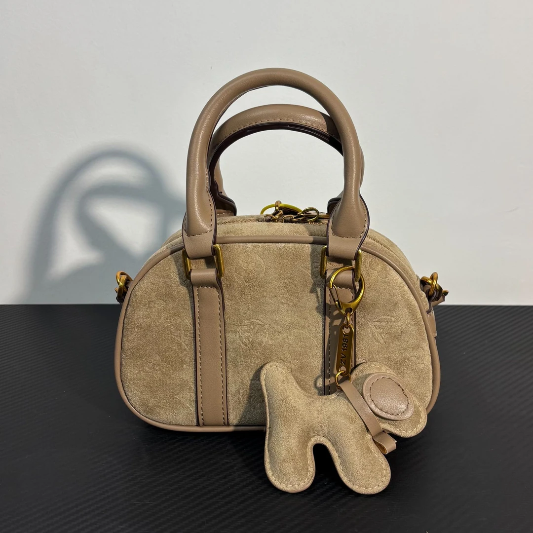 压花卡其小号保龄球包【8180卡其】