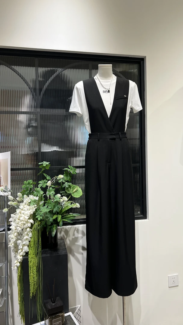 020# 夏季新款时尚连体阔腿裤优雅知性轻奢气质连体裤