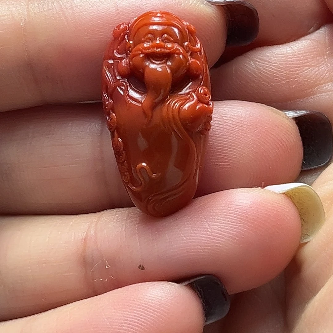 放***。南红玛瑙未镶嵌吊坠(不含链)