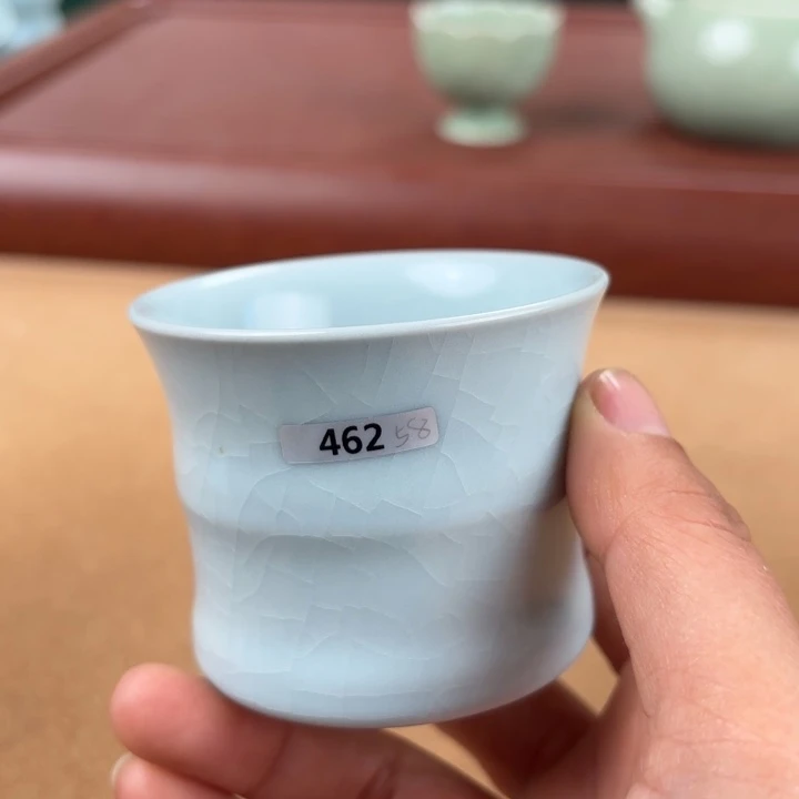 杯竹节杯月白釉…………462